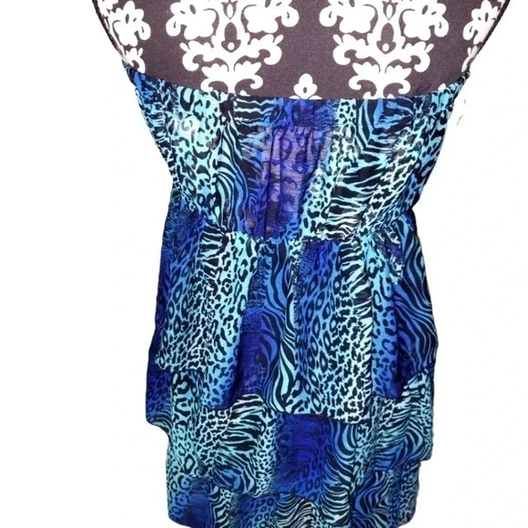 CUTE Animal Print strapless dress - Picture 2 of 3